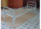 Кровати с металлической сеткой и спинками из ДСП